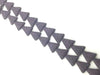 Lava Stone Pansy Triangle 26X25Mm