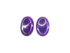 Color Agate Purple Pendant 30X50Mm
