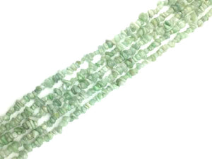 Light Burma Jade G1 Chips 16 Inch 5-8Mm