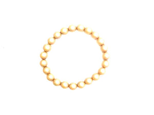 Matte Heat Coloring Shell Pearl Khaki Bracelet 8Mm