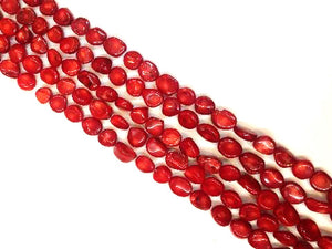 Bamboo Coral Red Free Form 11X14-9X11Mm
