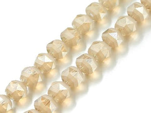 Thunder Polish Glass Crystal Gray Faceted Rounds 13Mm