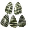 Zebra Jasper Freeform Pendant 40X60mm