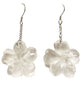 Smokey quartz Flower Dangling Earrings