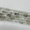 Green Phantom Quartz Irregular Tube 7X12-8X14mm