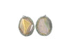 Color Agate Gray Pendant 40X50-45X60Mm