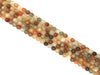 Multi Moonstone G2 Roune Beads 6Mm