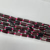 Garnet Irregular Tube 7X12-8X14mm