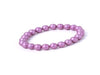 Matte Shell Pearl Pansy Bracelet 6Mm