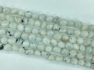 Moonstone With Black Spot Tumble Nugget 10-12mm