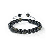 Golden Obsidian Round Beads Slide Bracelet 8mm