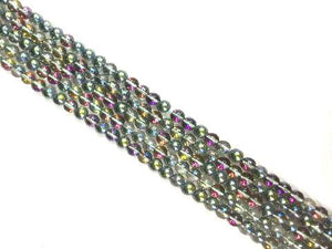 Glass Ab Rainbow Round Beads 12Mm