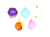 Color Agate Pendant 25X30-30X40Mm