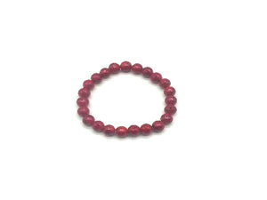 Synthetic Turquoise Red Bracelet 8Mm