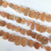 Golden sunstone rough freeform stick 12X16mm