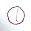 Ruby Super Precision Cut Rounds 3mm bracelet