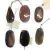 African agate Freeform Pendant 20X30-30X40mm