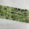 Prehnite Irregular Tube 7X12-8X14mm