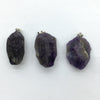 Dark Amethyst Raw Material Nugget Pendant 25-35mm