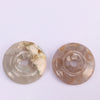 Madagascar Flower Agate Donut Pendant 35mm