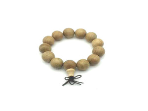 Gold Rimed Nanmu Bracelet 18Mm