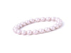 Matte Shell Pearl Lavender Bracelet 8Mm