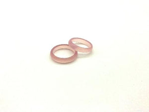 Color Agate Pink Ring 5Mm