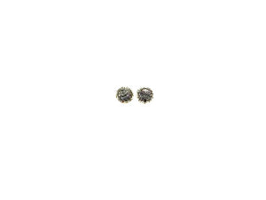 Agate Druzy Silver Earring A Pair 11Mm