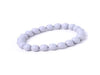 Matte Shell Pearl Slategray Bracelet 6Mm