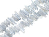 Matte Crystal Quartz Gray Stick 5X25-8X30Mm