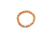 Artificial Opal Light Orange Metal Guajian Bracelet 8Mm