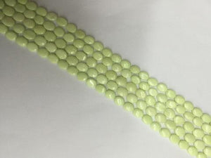 Lime Stone Flat Oval 8X10Mm