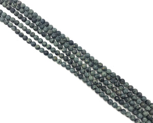 Matte Gray Bre Jasper Round Beads 10mm