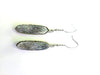 Crystal Quartz Druzy Gray Earring 13X25X10Mm