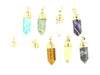 Natural Stones Pendant 12X40Mm
