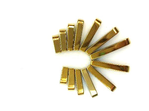 Coated Hematite Gold Stick 4X12-4X29Mm
