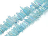 Matte Crystal Quartz Color Blue Stick 5X25-8X30Mm