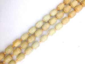 Shoushan Stone Khaki Carvde Beads 15X20Mm