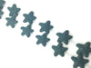 Lava Stone Pewter Star 25Mm