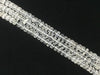 Crystal Quartz Faceted Heishi 8-12Mm