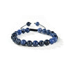 Sodalite Round Beads Slide Bracelet 8mm