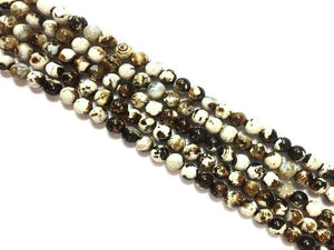 Leopard Skin Agate Round Beads 10Mm