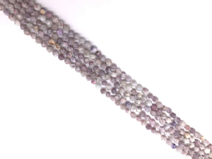 Lilac Stone Matte Star Cut 8mm