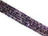 Dog Teeth Amethyst Round Beads 8Mm