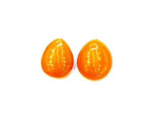 Synthetic Amber Pendant 38X53Mm