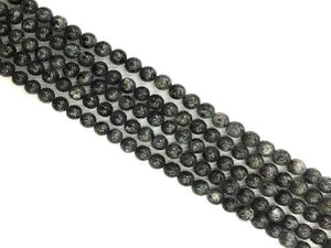 Black Labradorite Round Beads 12Mm