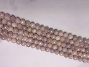 Pink Kunzite Round Beads	8mm