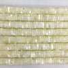 Blenched MOP Heishi 2X6mm