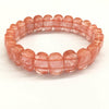 Cherry Quartz Faceted Oval 8X14mm Bracelet