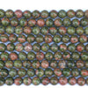 Unakite Big Hole Round Beads 10mm